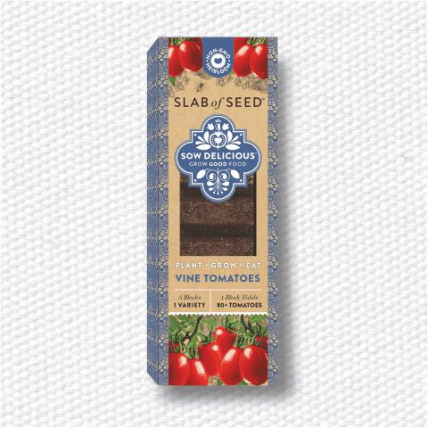 Sow Delicious Cherry Tomatoes Slab of Seed