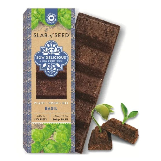 SoyLites Basil Slab of Seeds