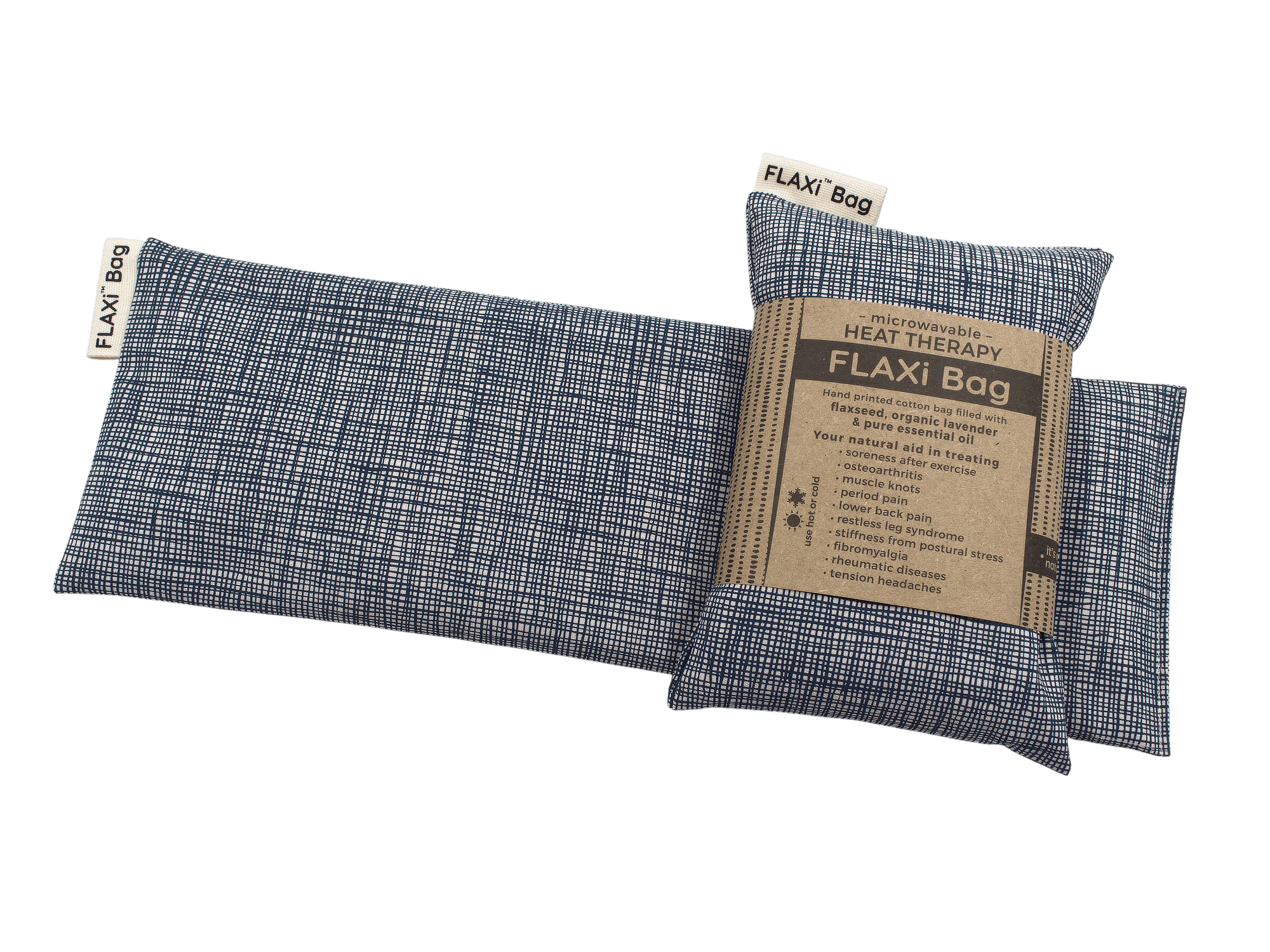SoyLites Heat Packs Flaxi Lavender Heat Bags Nova Indigo