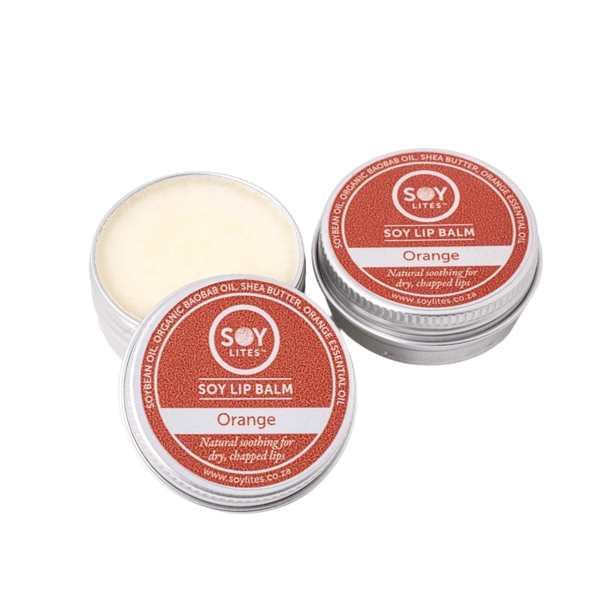 SoyLites 15ml SoyBalm Lip Balm Fresh Orange LipBalm