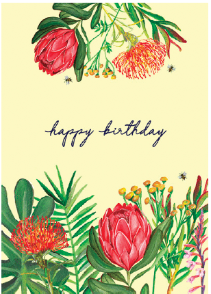 SoyLites Happy Birthday Protea