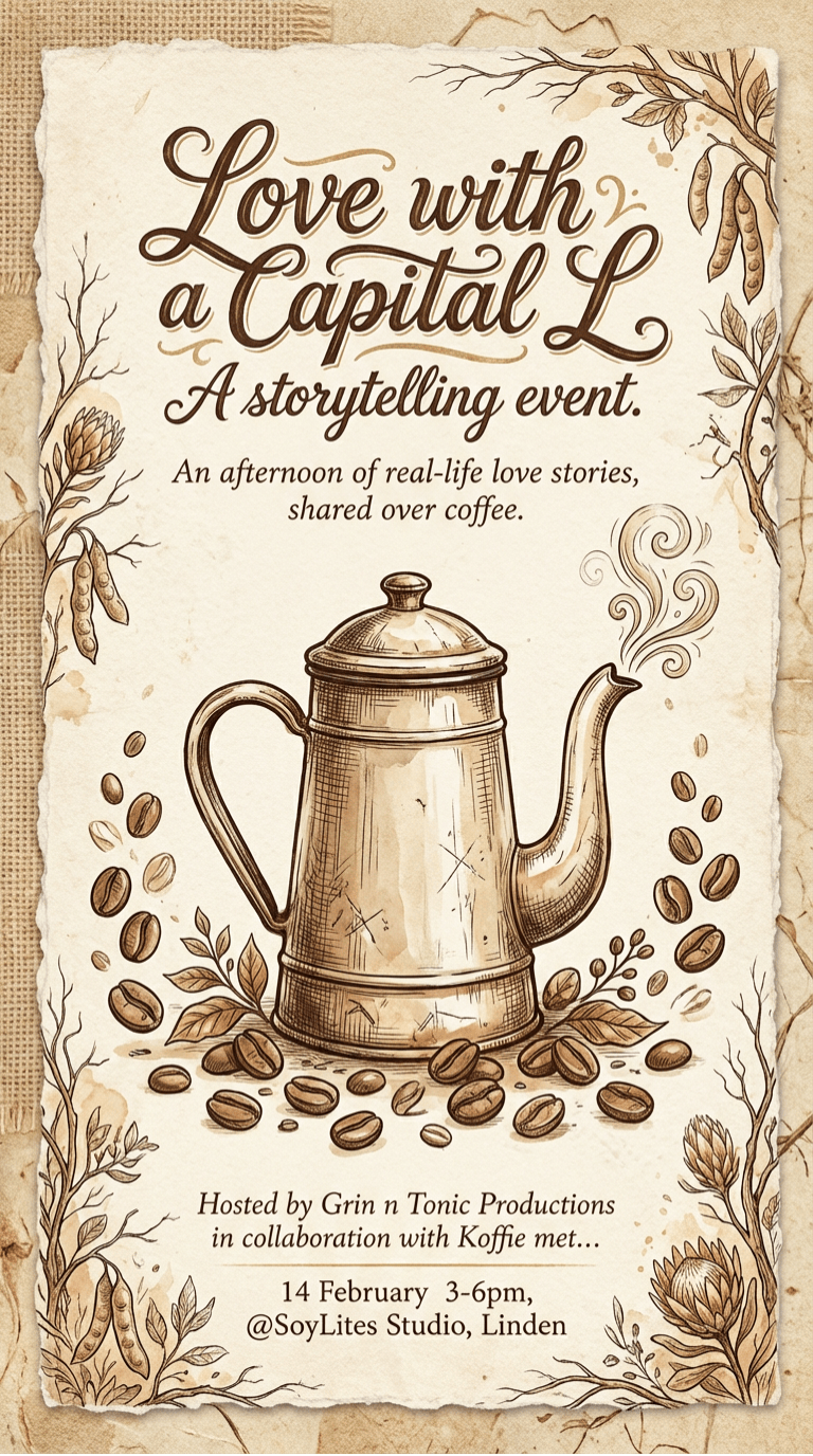 SoyLites event Love With a Capital L...A Storytelling Event