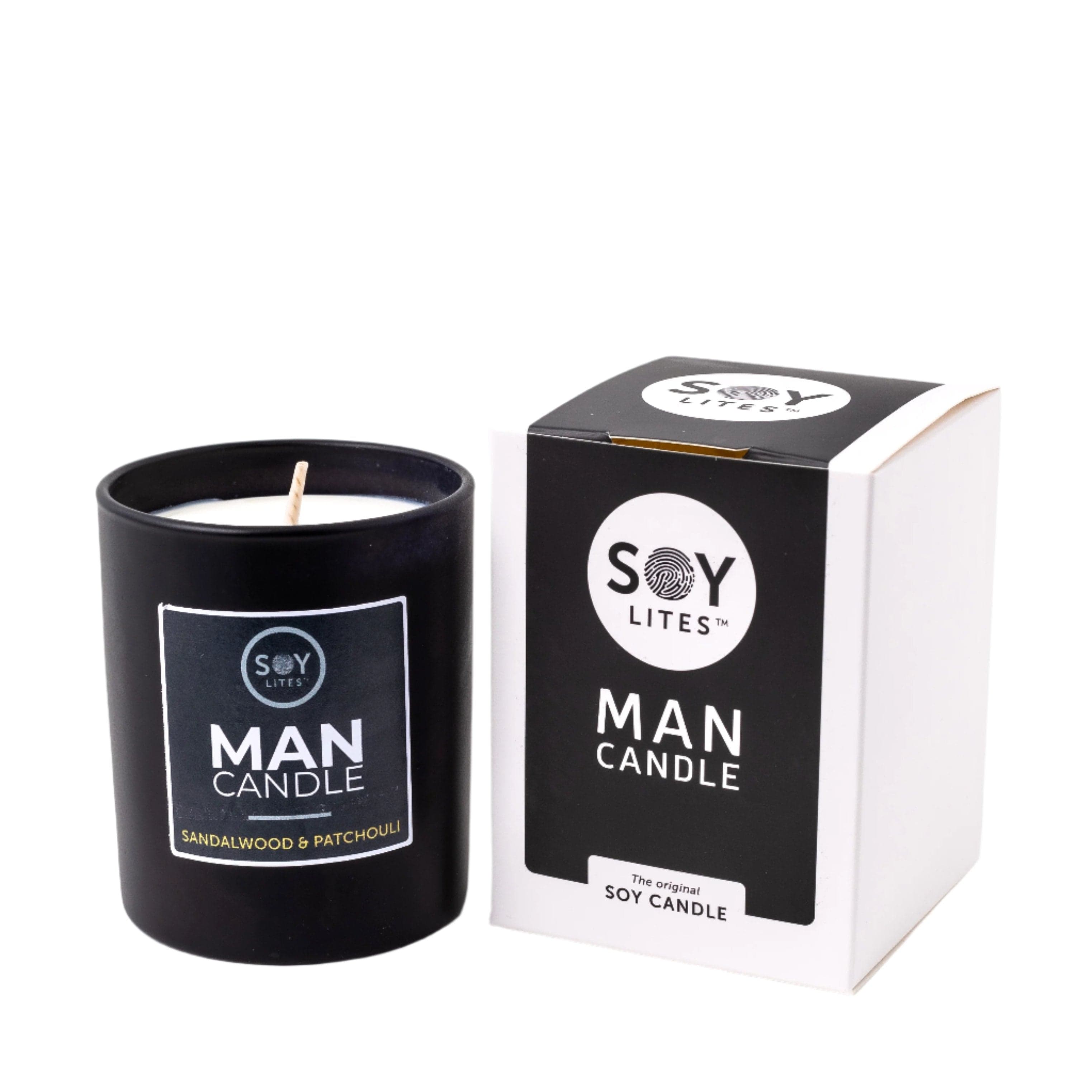 SoyLites Man Candle Man Candle with Sandalwood and Patchouli