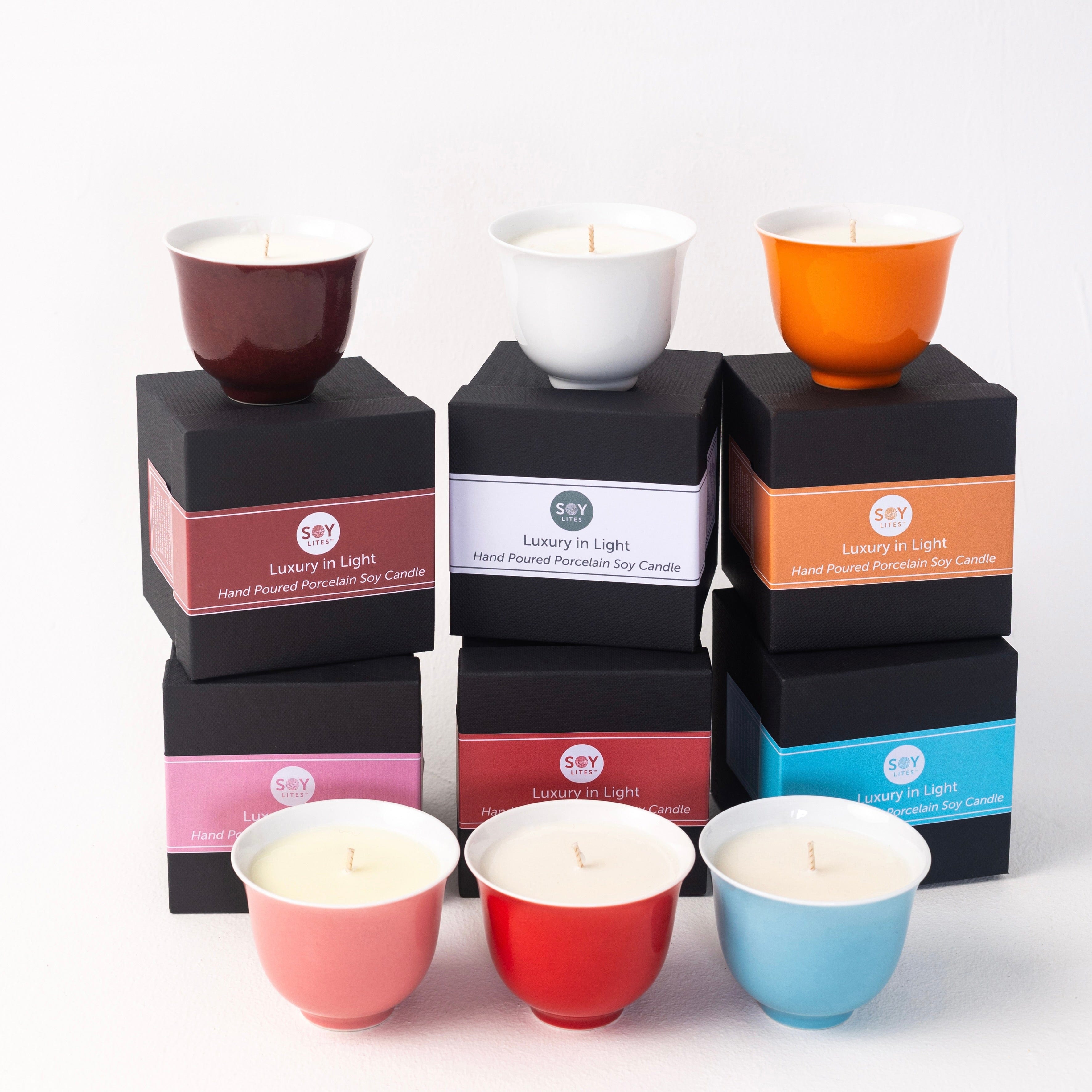 SoyLites gift candle Porcelain Container Candle - Decadence