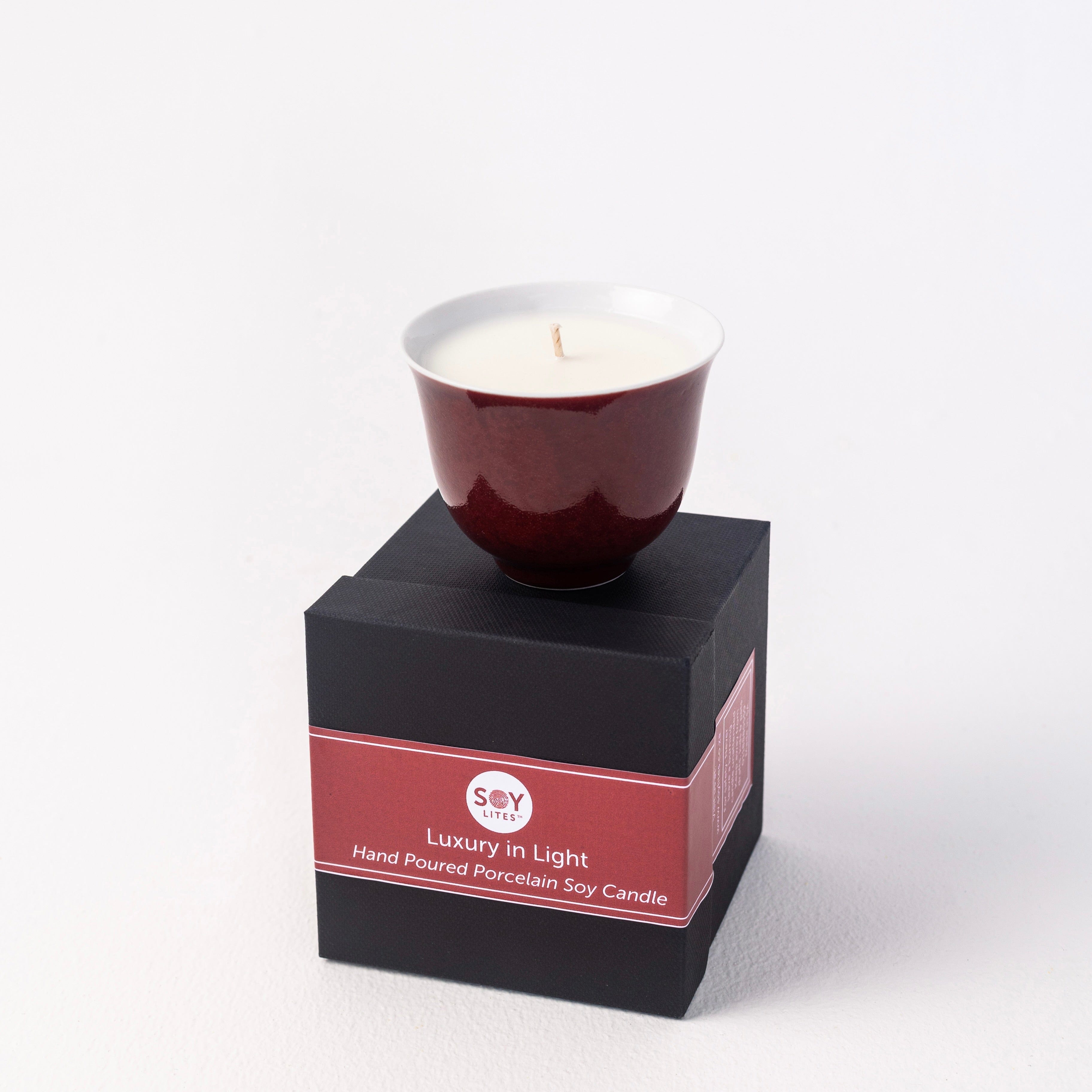 SoyLites gift candle Porcelain Container Candle - Decadence