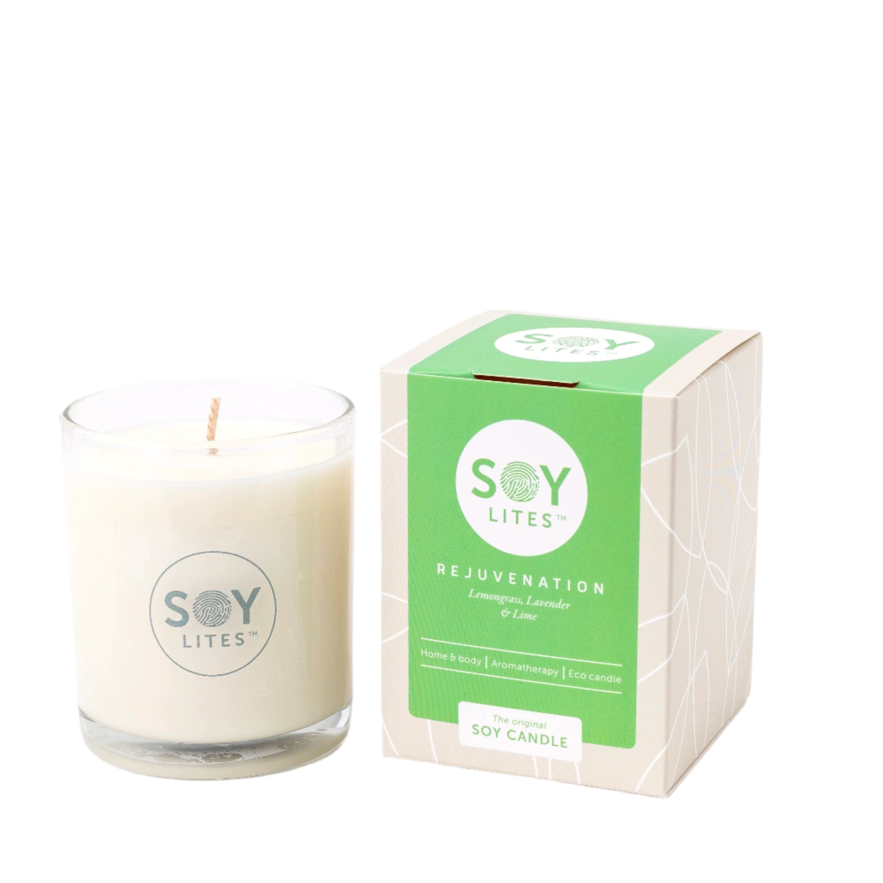 SoyLites Soy Aromatherapy Tumbler 220 ml Rejuvenation Tumbler with Lemongrass, Lavender & Lime