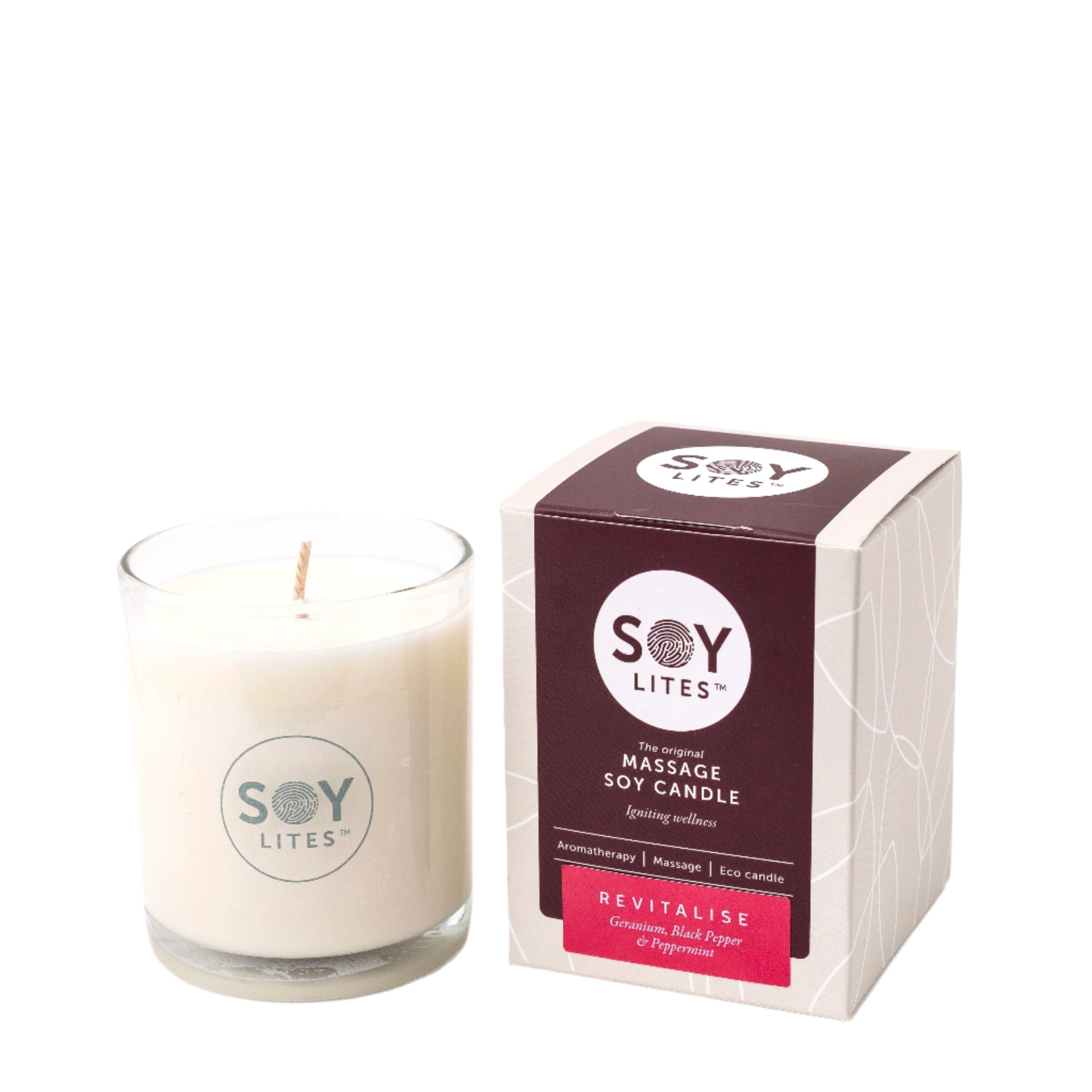 SoyLites Soy Massage Tumbler 220ml 220ml Revitalise Massage Candle