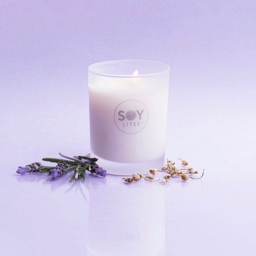 SoyLites Soy Aromatherapy Tumbler 220 ml Serenity Tumbler Candle with Lavender & Chamomile