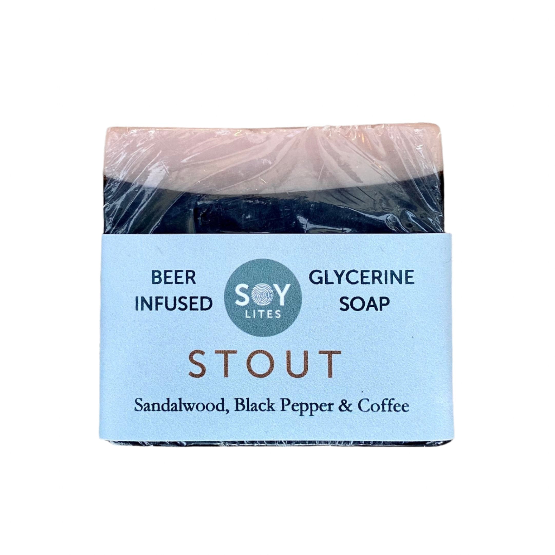 SoyLites Body Care Range STOUT Glycerine Soap Bar
