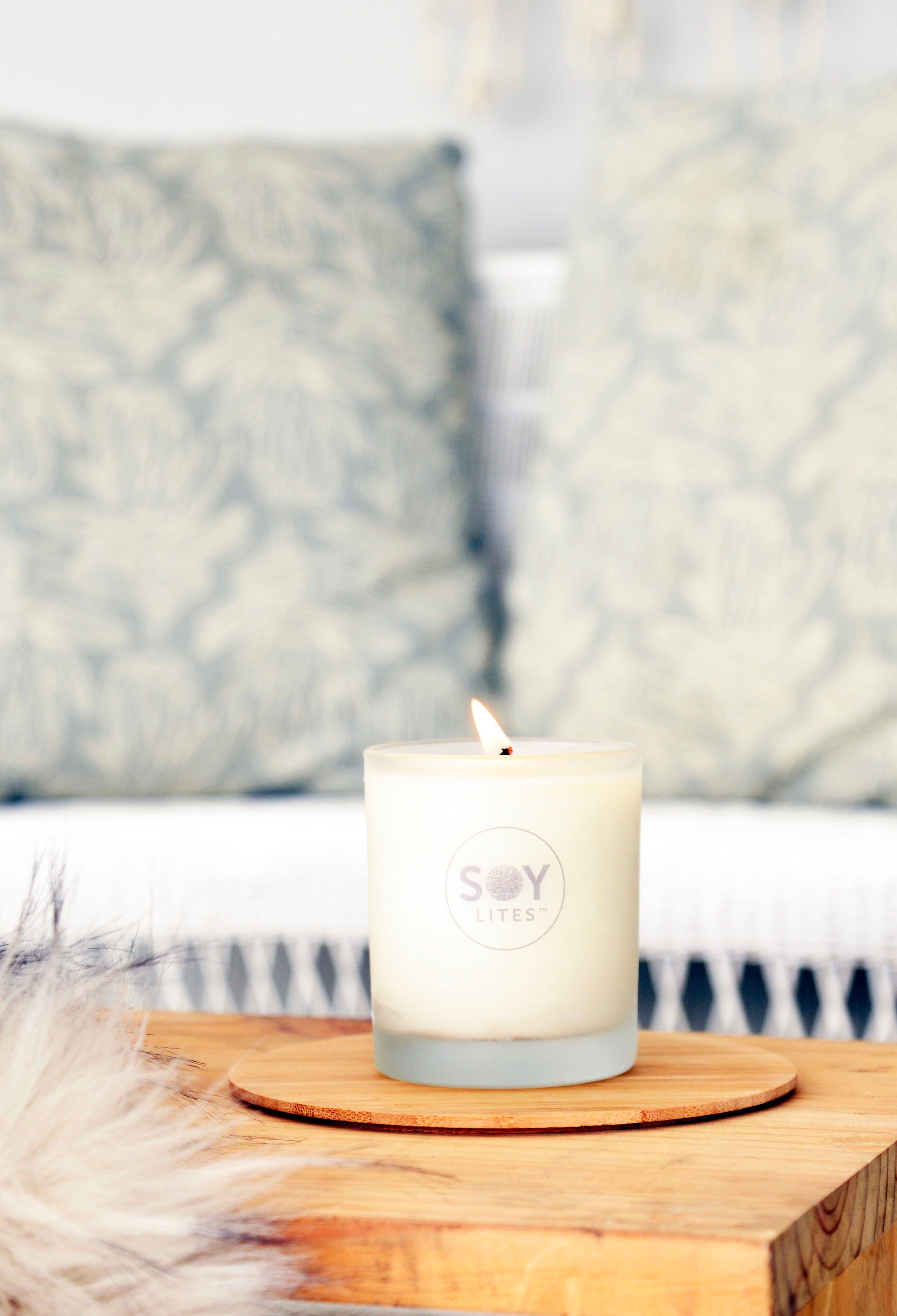 SoyLites Soy Aromatherapy Tumbler 220 ml 220ml Tranquility Tumbler with Frankincense, Sandalwood, Geranium & Orange