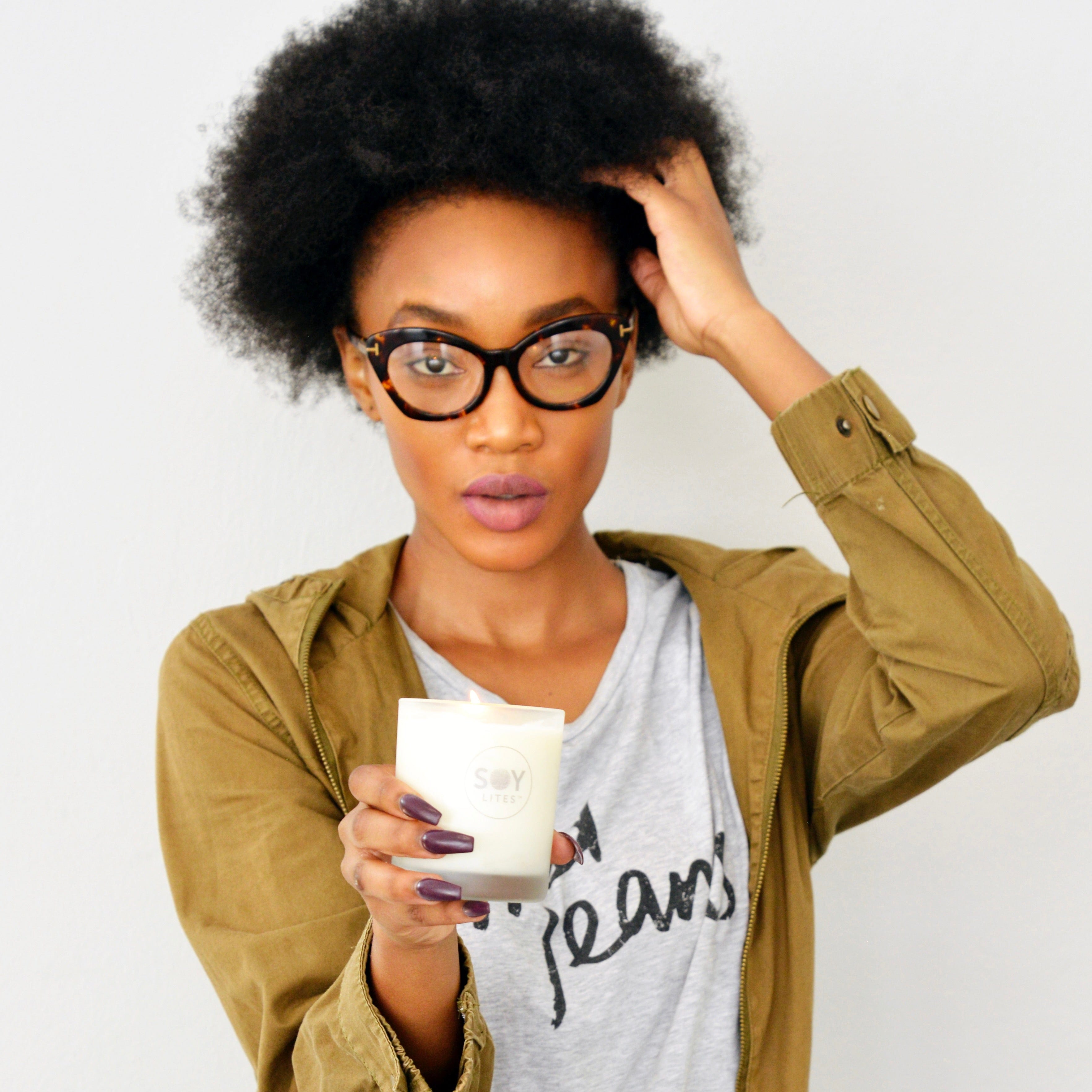 SoyLites Soy Aromatherapy Tumbler 220 ml Wisdom Tumbler with Oud and Patchouli