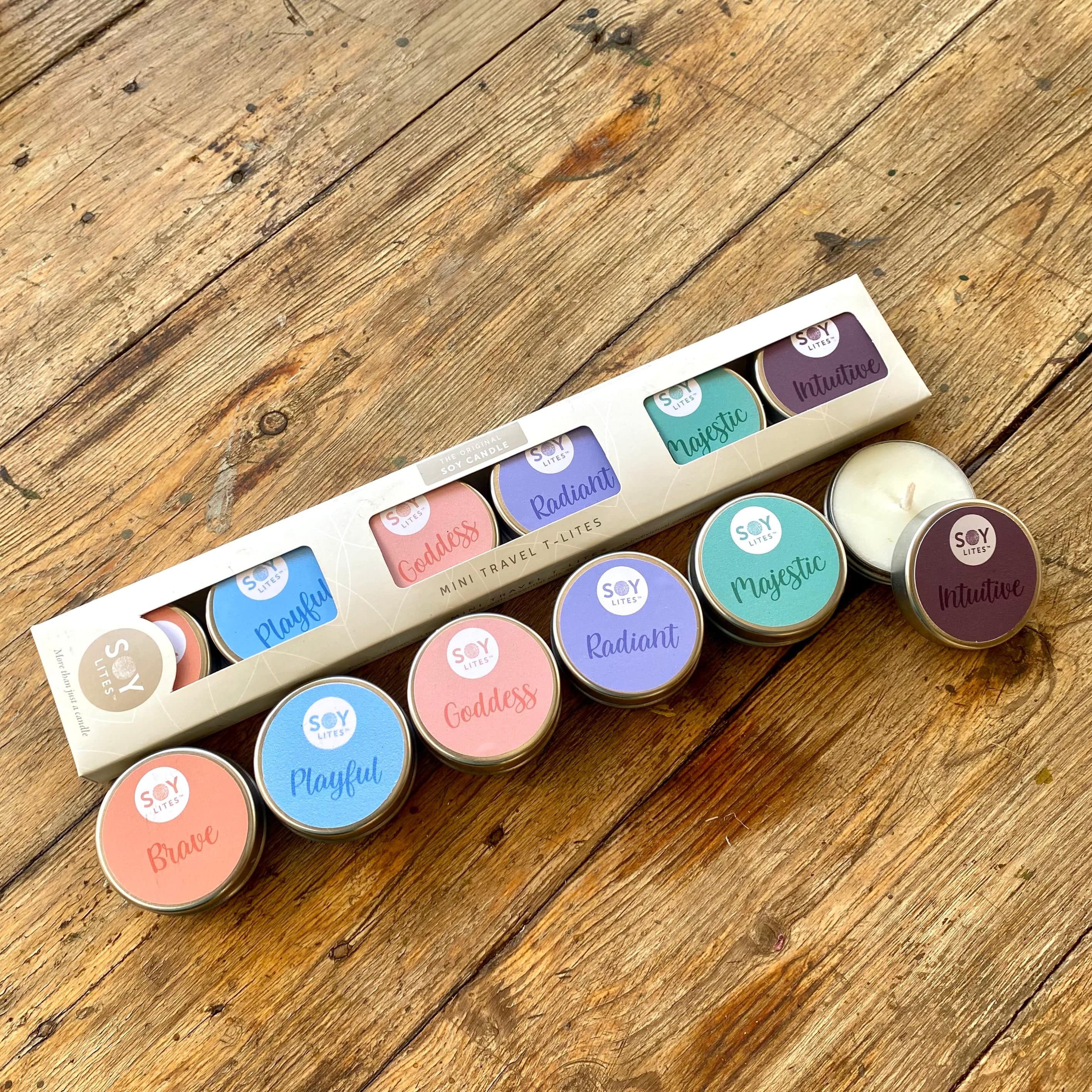 SoyLites Mini Travel Lites 15ml Woman Month Affirmation Mini Lites 6-Pack