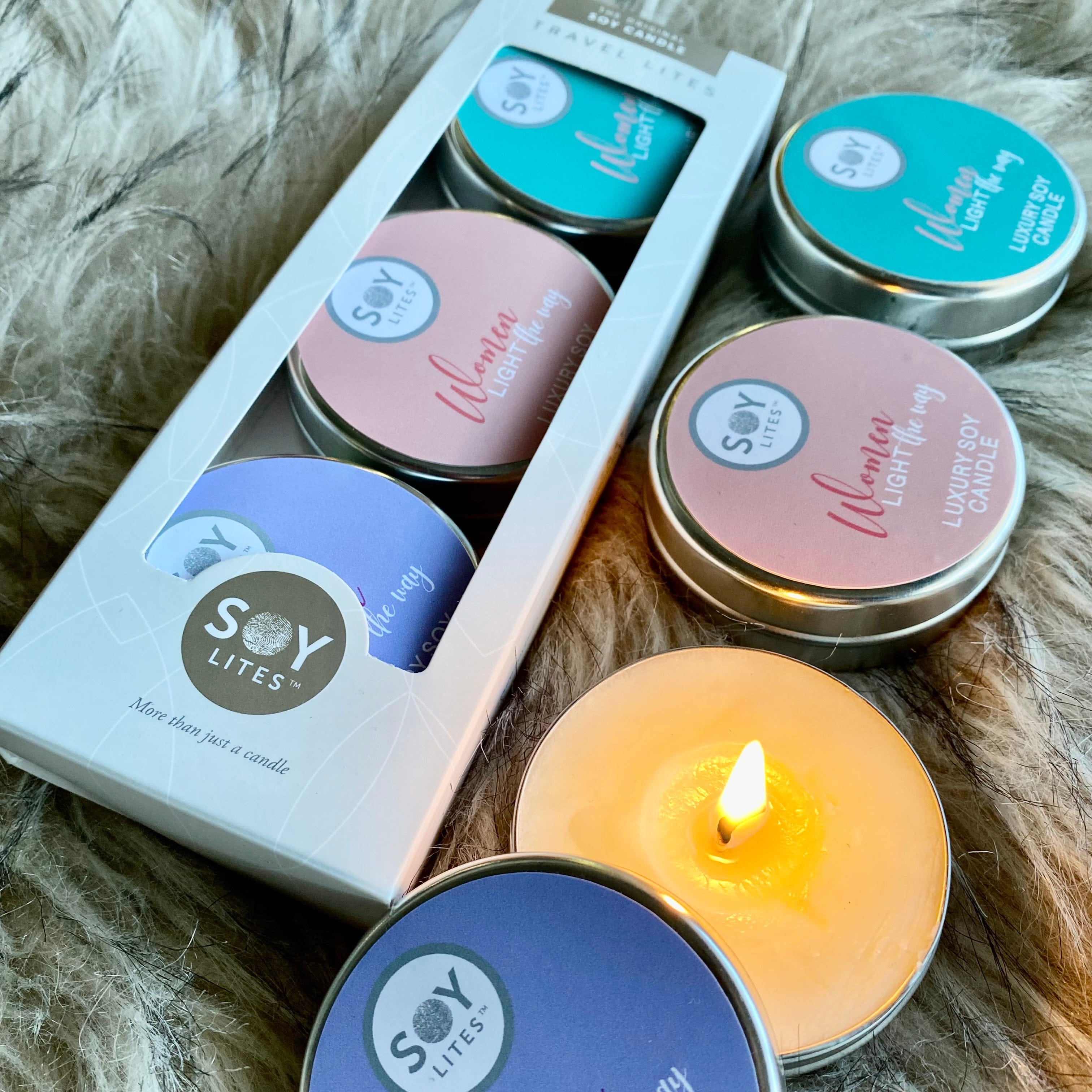 SoyLites Soy Travel-Lite 55ml Woman's Month 3 x 55ml Travel Lites Gift Pack