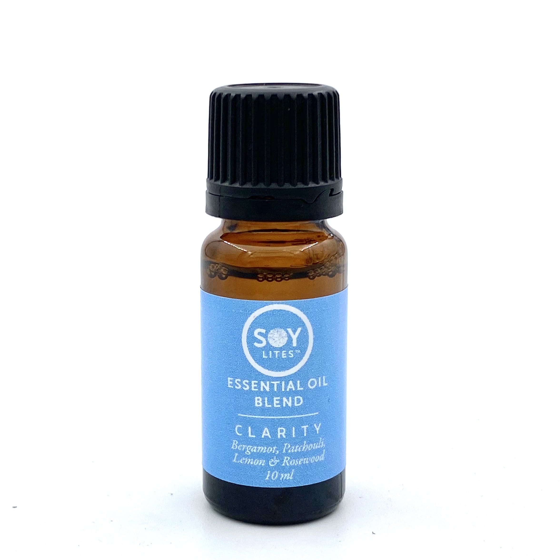 SoyLites 10ml Aromatherapy 10ml Clarity: Bergamot, Patchouli, Lemon, Rosewood and Frangipani