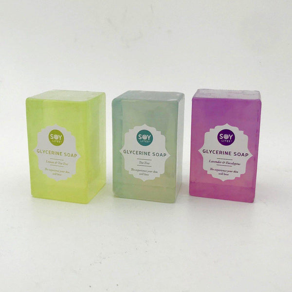 Glycerine Soap Bars 150g x 3 Variants SoyLites