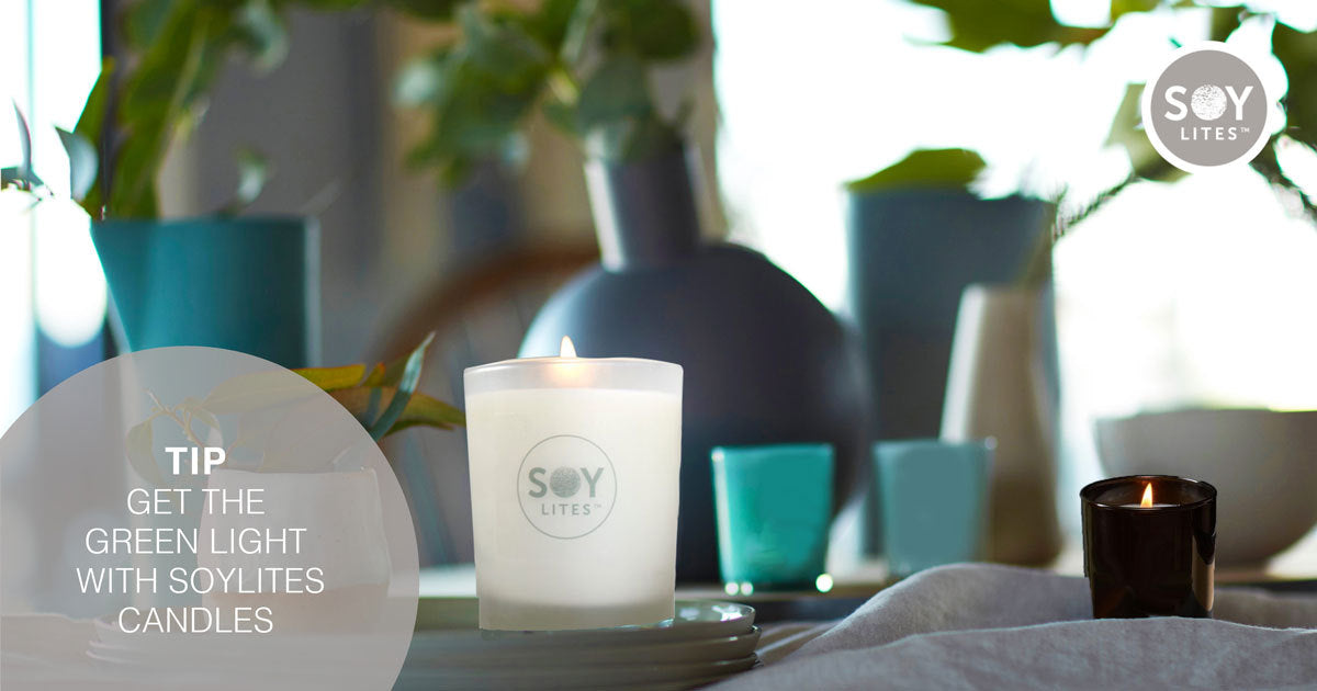 Get the green light with SoyLites candles