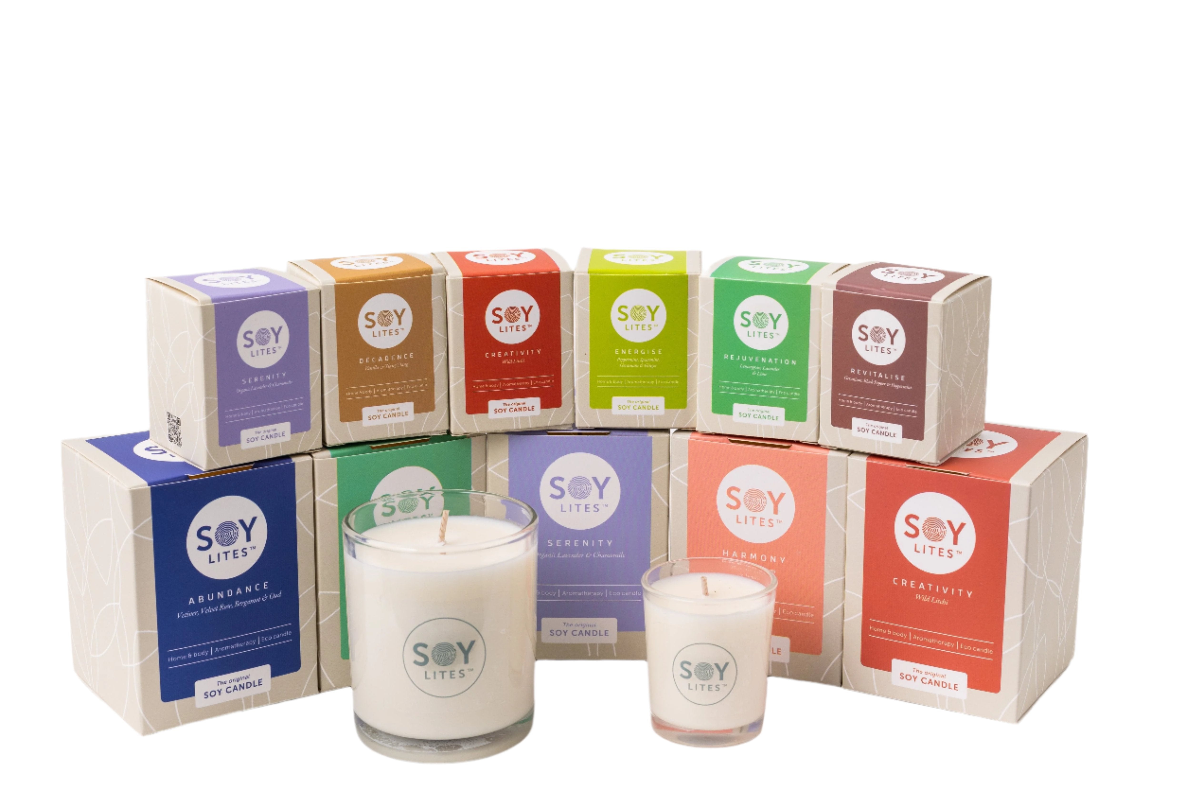 SoyLites Soy Aromatherapy Tumbler and Votive Candles Full Range