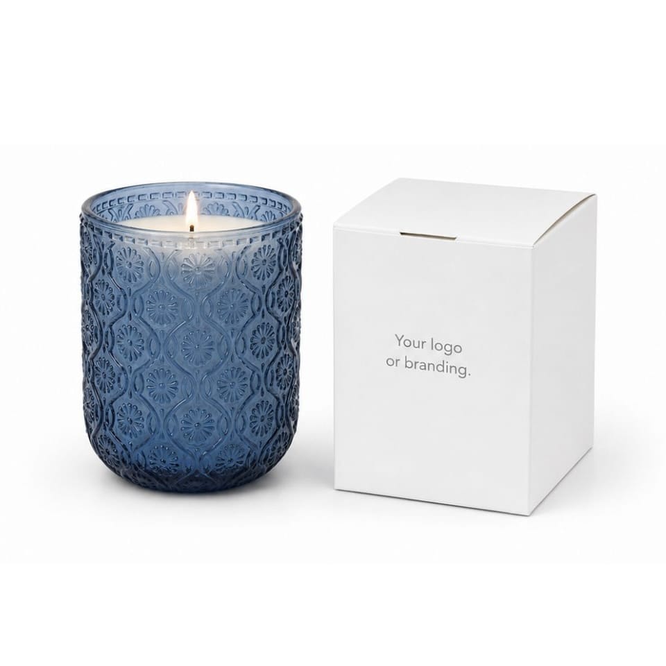 SoyLites Soy Candle Cobalt Blue Custom Soy Candle — 240 ml