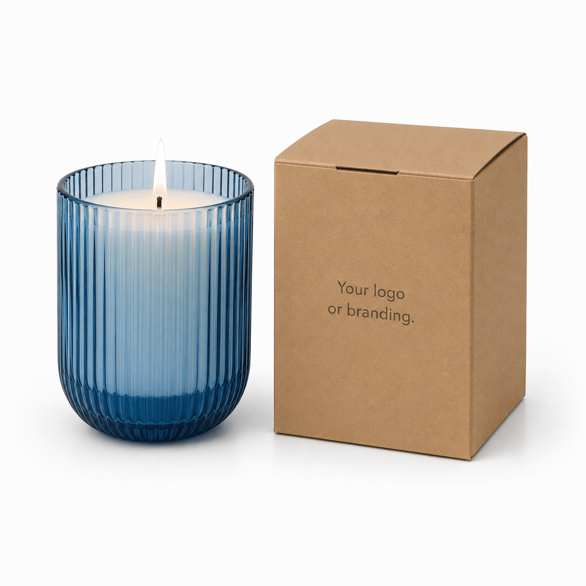SoyLites Soy Candle Cobalt Blue Custom Soy Candle — 240 ml