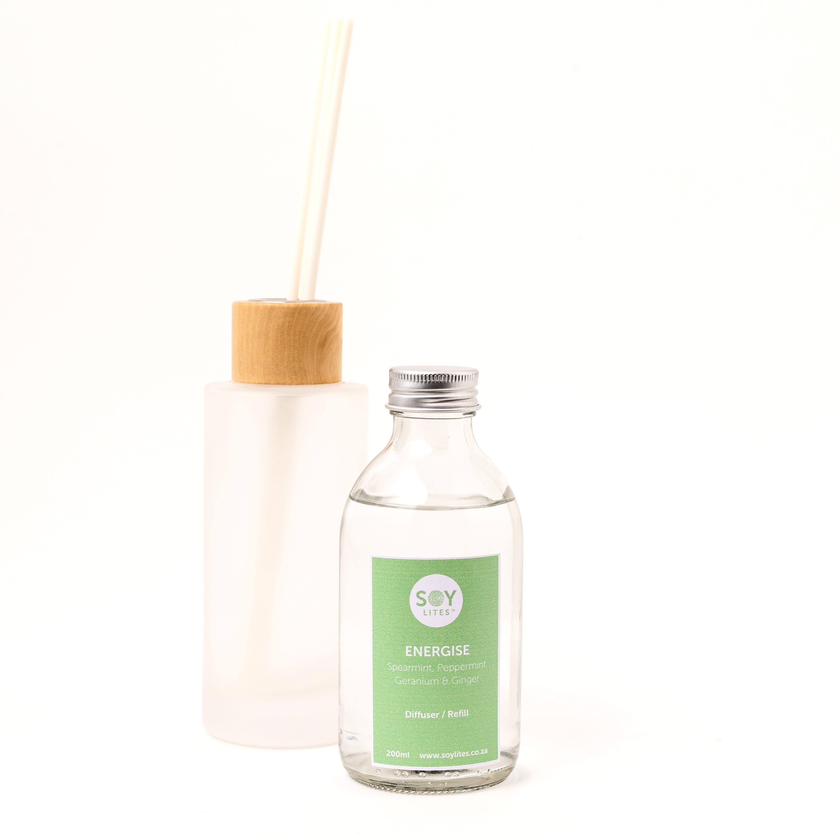 SoyLites Diffusers Energise Frosted Diffuser 200ml