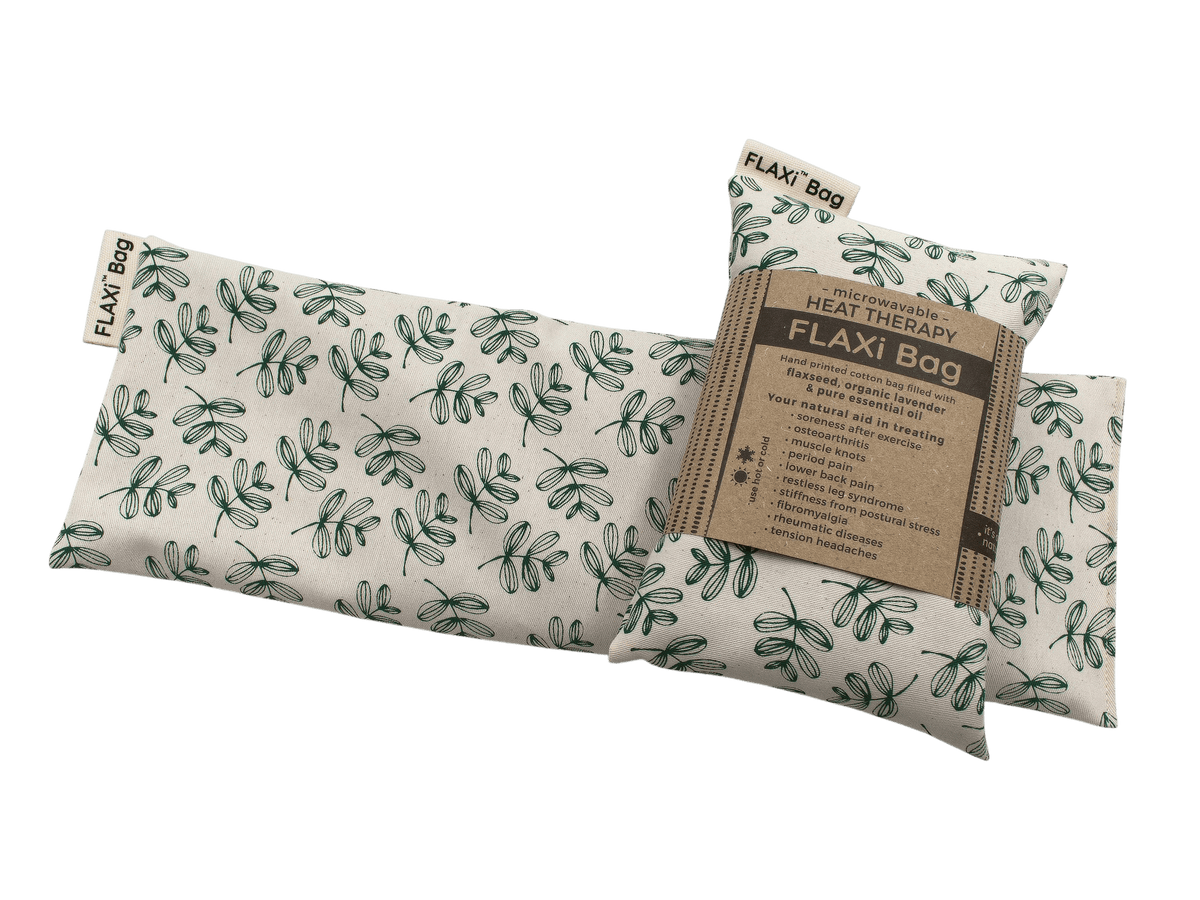 SoyLites Heat Packs Flaxi Lavender Heat Bags Foliage Greenish