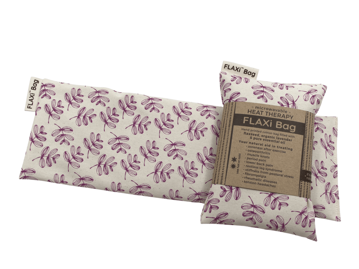 SoyLites Heat Packs Flaxi Lavender Heat Bags Foliage Orchid