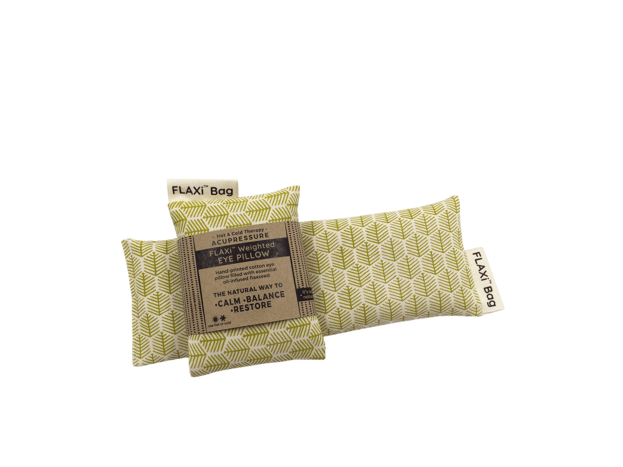 SoyLites Heat Packs Flaxi Weighted Eye Pillow Citrine