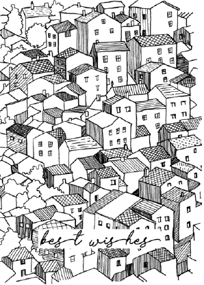 SoyLites Greeting Card Houses
