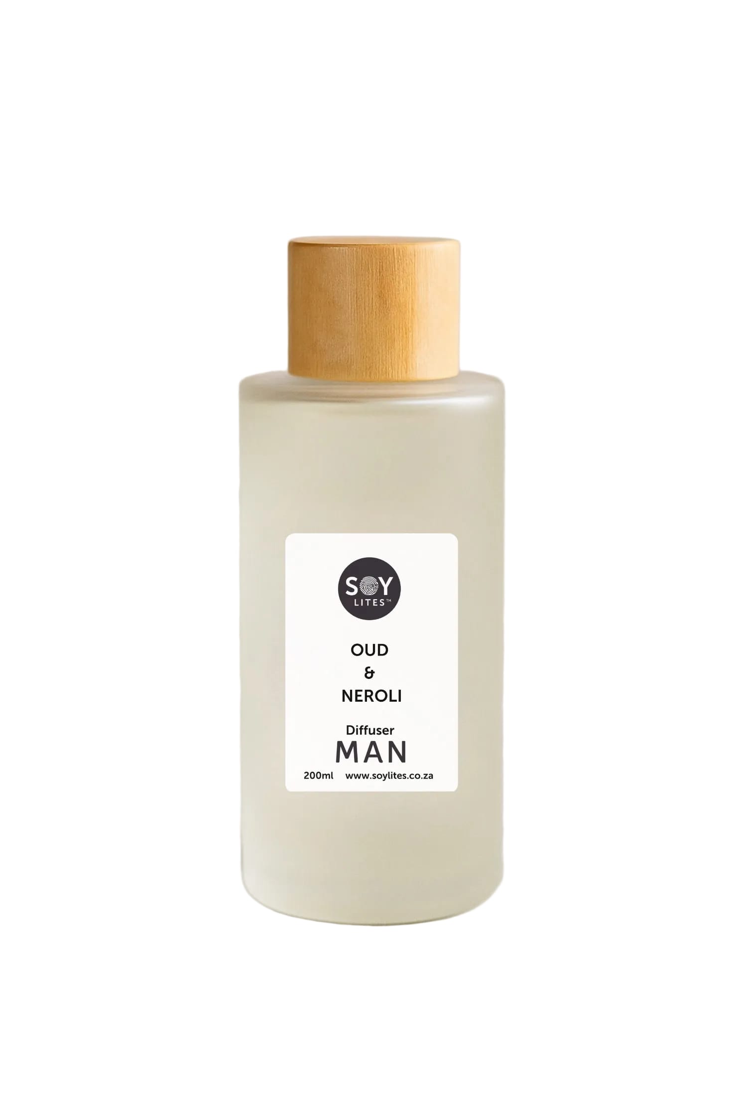 SoyLites Diffusers Man Oud & Neroli Frosted Diffuser 200ml