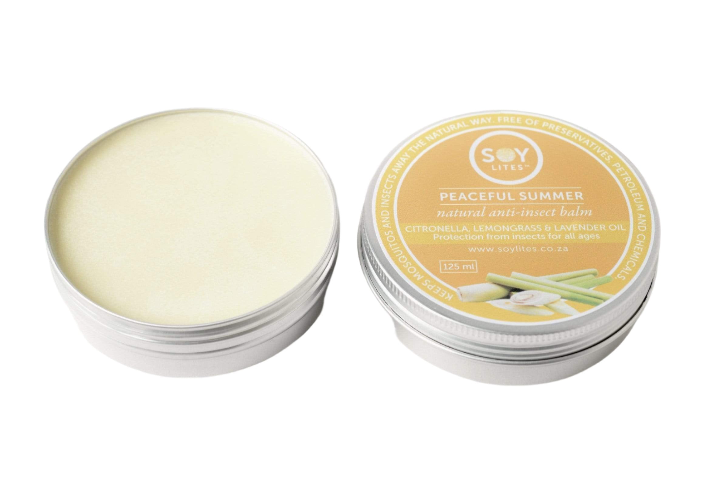 SoyLites Body Balms Peaceful Summer: Insect Repellant Balm 120ml