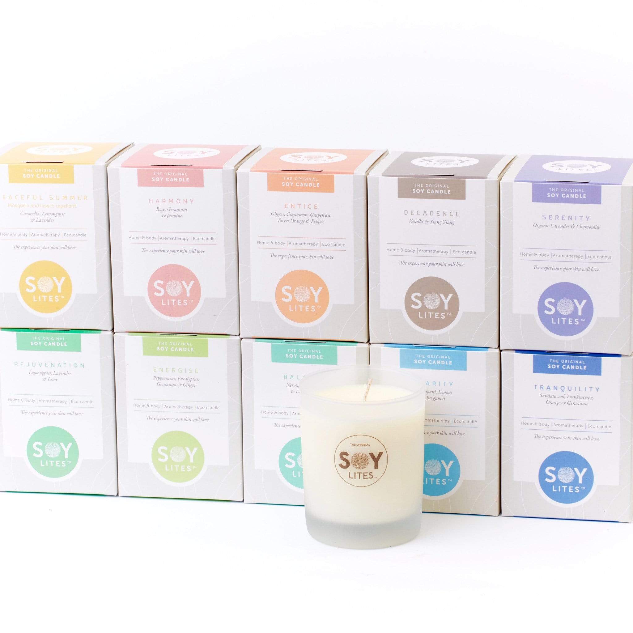 Burn Bright value pack 12 x 220ml aromatherapy tumbler candles great soy candle gift option