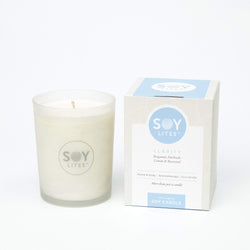 SoyLites Soy Aromatherapy Tumbler 220 ml Clarity Tumbler Candle 220ml with Bergamot, Patchouli, Frangipani & Lemon