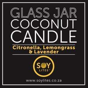 Coconut Candle with Citronella, Lemongrass & Lavender 200ml