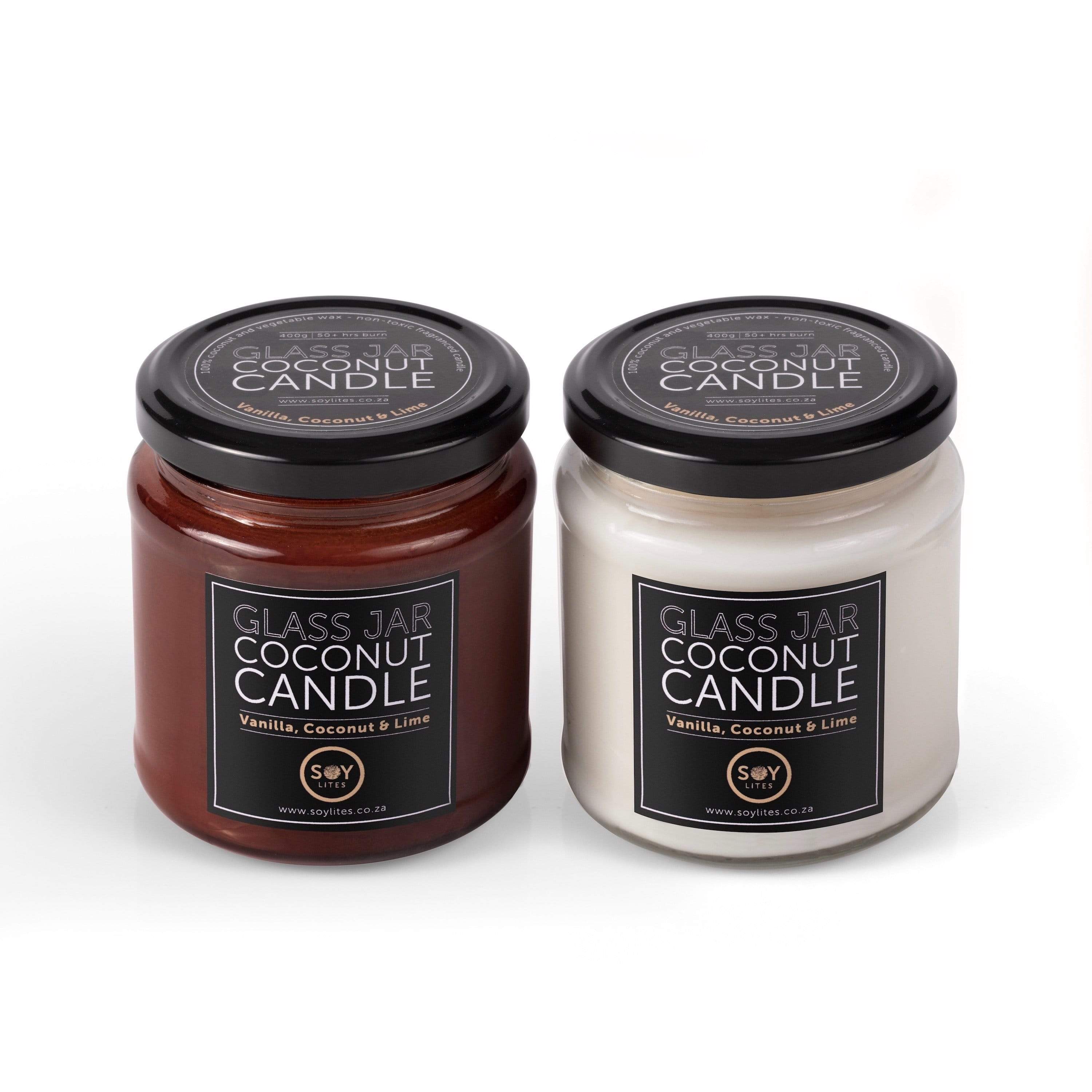 Coconut Candle with Coconut, Vanilla & Lime 200ml