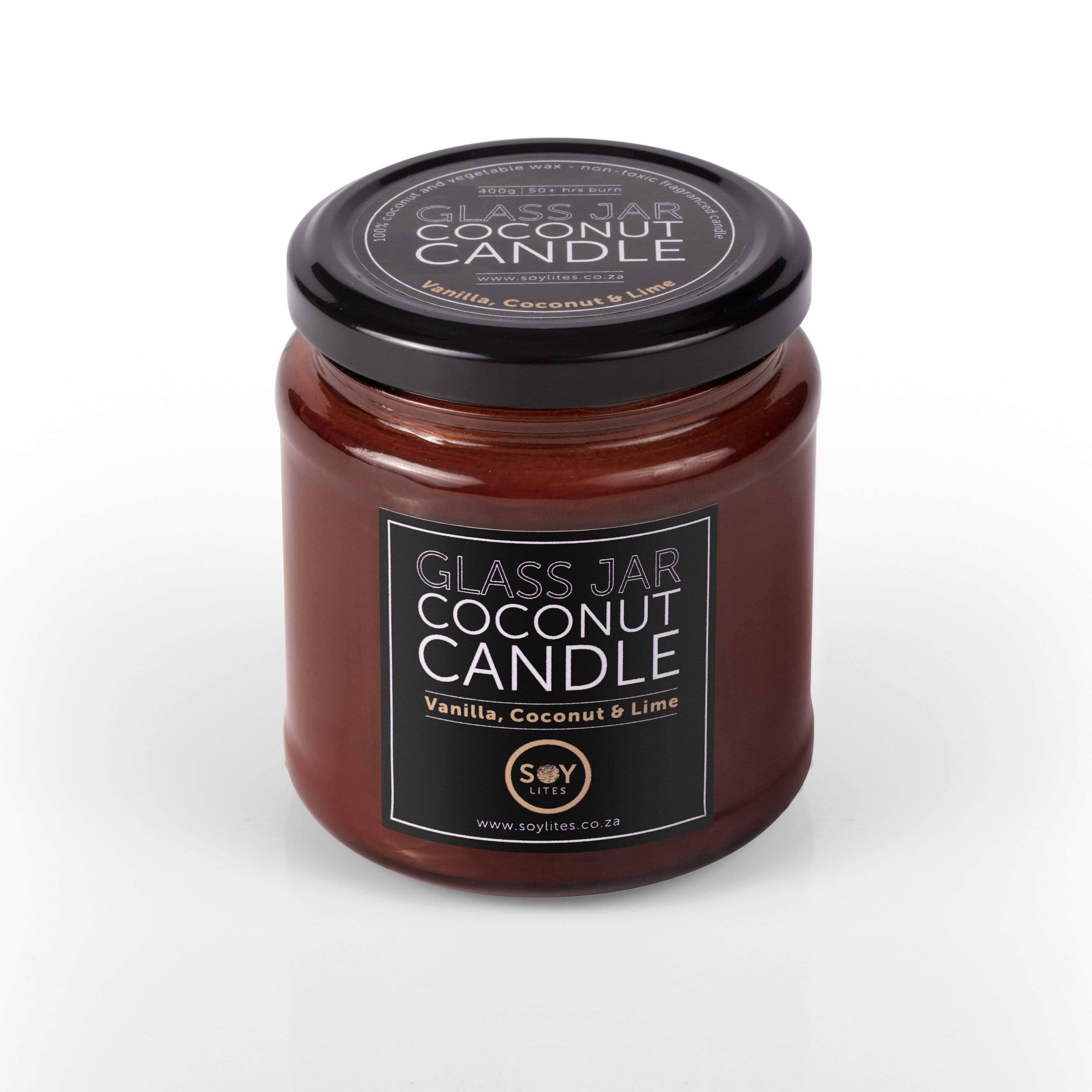 Coconut Candle with Coconut, Vanilla & Lime 200ml