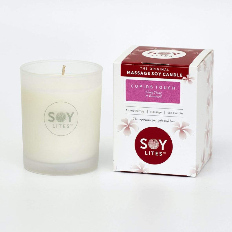 SoyLites Soy Massage Tumbler 220ml 50 hour burn time Cupid's Touch - 220ml
