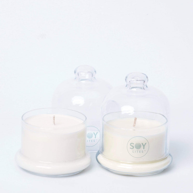 Glass Bell Gift Candle with Lid