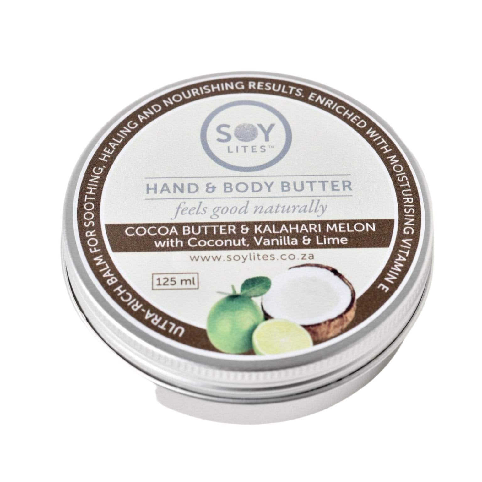 SoyLites 125ml SoyBalm Hand & Body Butter - 120ml