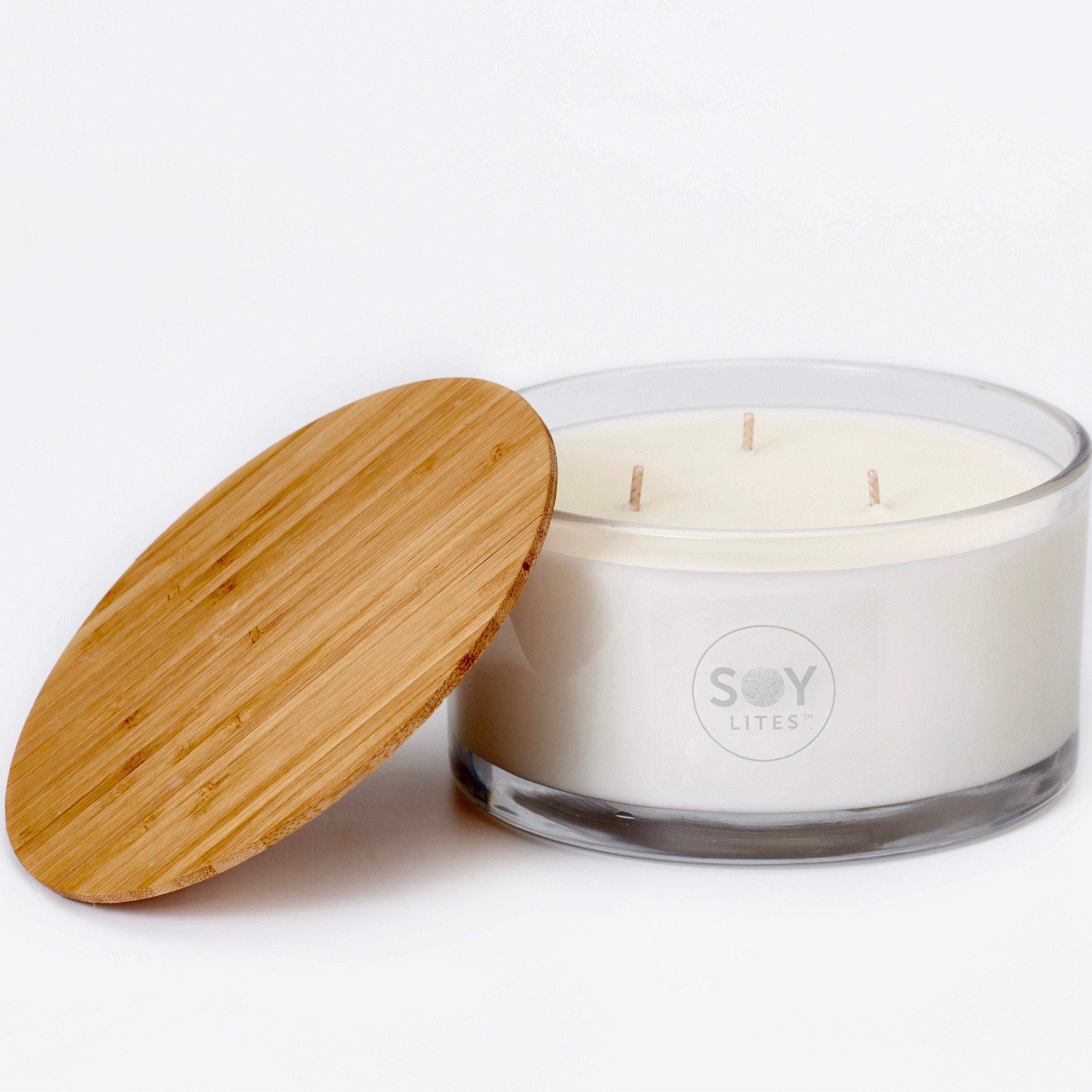 Large Round 3-Wick Soy Candle 800ml
