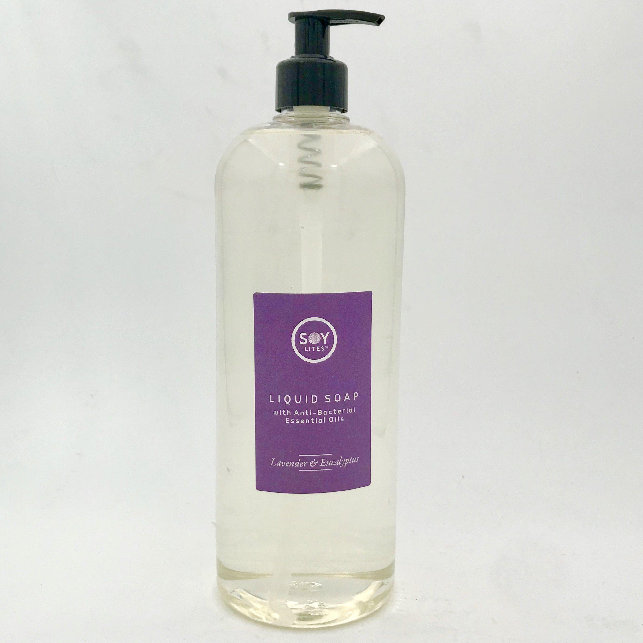 Liquid Soap Anti-Bacterial 1L Lavender & Eucalyptus