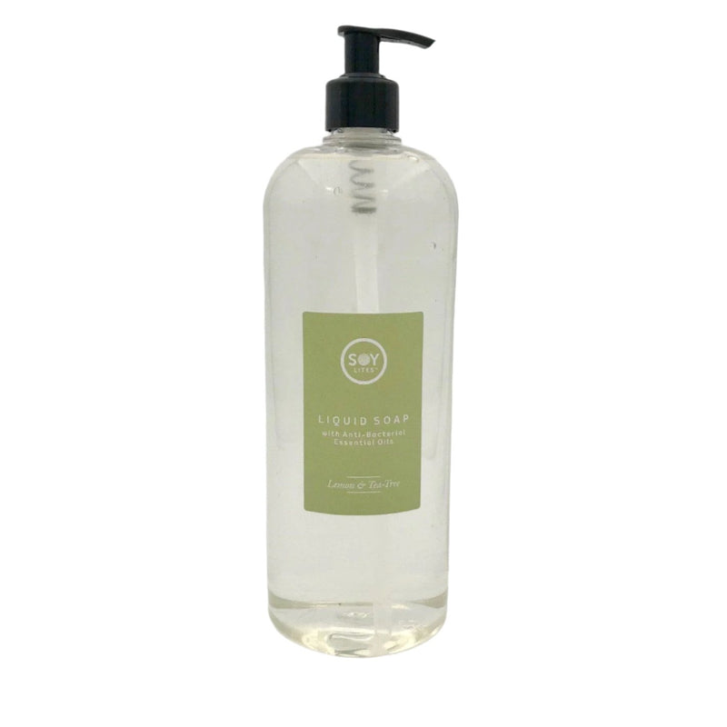 SoyLites Liquid Soap Liquid Soap Anti-Bacterial 1L - Lemon & Tea-Tree