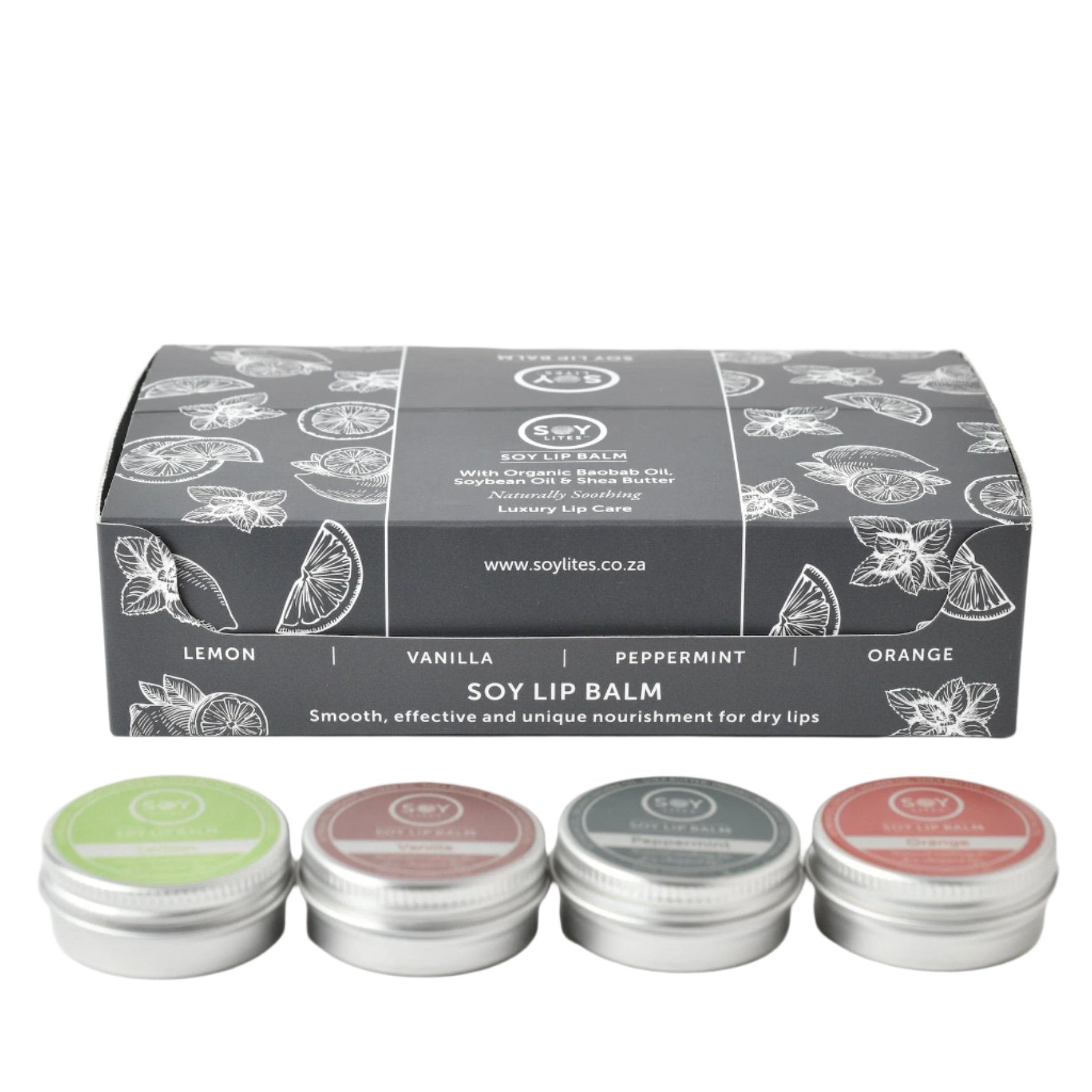 SoyLites Lip Balms Soy Lip Balm Merchandiser 24 Units